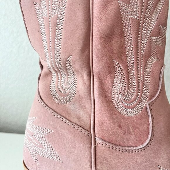 Lane LEXINGTON Over the Knee Womens Cowboy Boots 6.5 Pink Western Cowgirl Tall - Picture 16 of 16